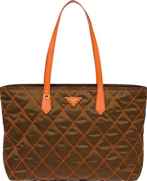 prada quilted fabric tote|prada canvas tote large.